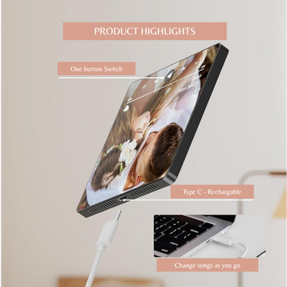 Photo + Song Personalized Magnet